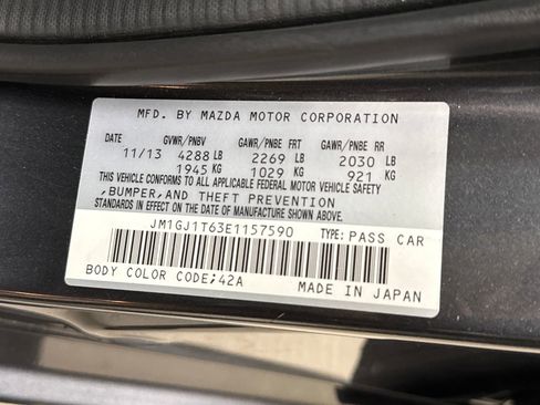 Used 2014 MAZDA MAZDA6 Touring w/ Touring Technology Package image 30