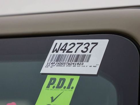 New 2026 Jeep Wrangler Unlimited Sport image 33