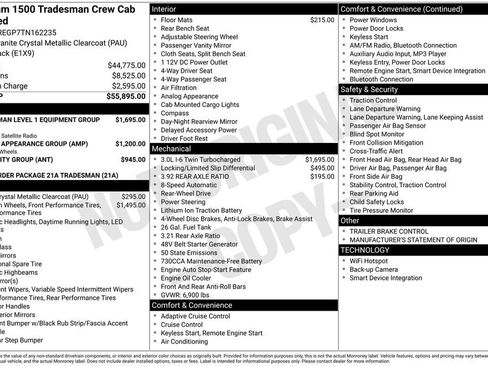New 2026 RAM 1500 Tradesman RWD image 9