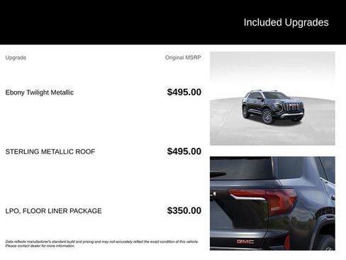 New 2026 GMC Terrain Denali w/ LPO, Floor Liner Package image 5