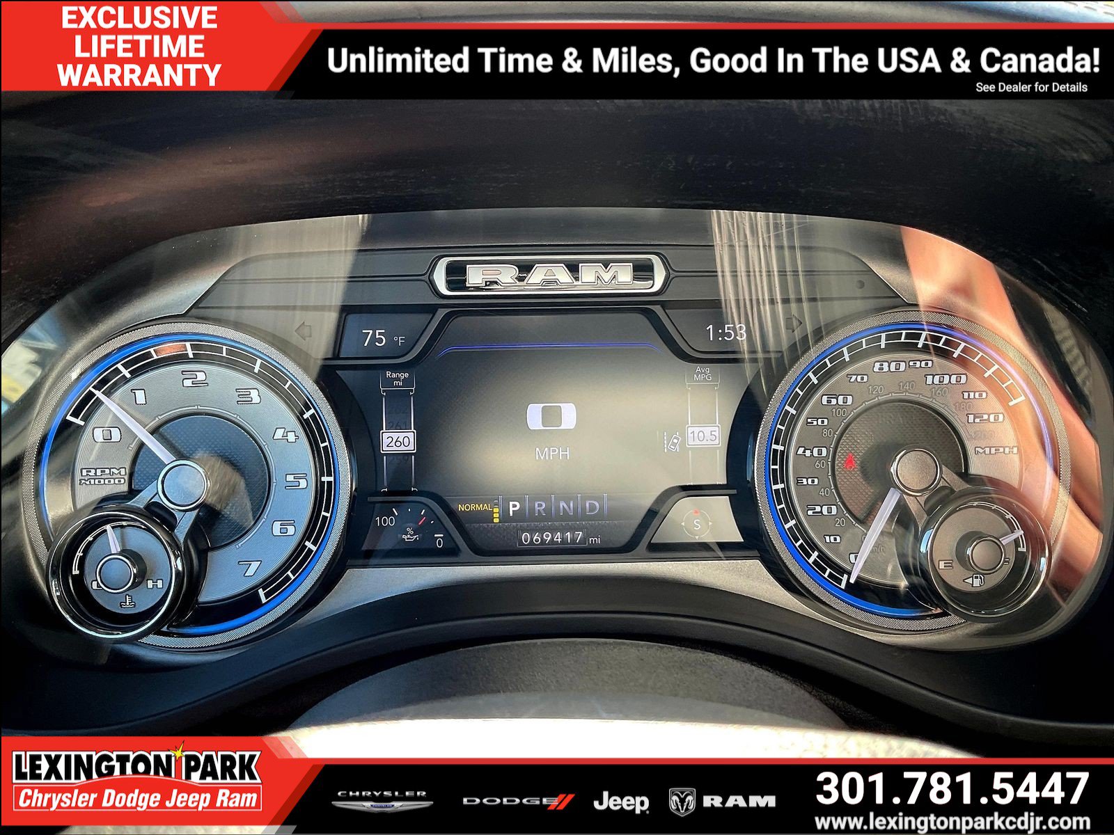 Used 2019 RAM 1500 Limited AWD/4WD image 14