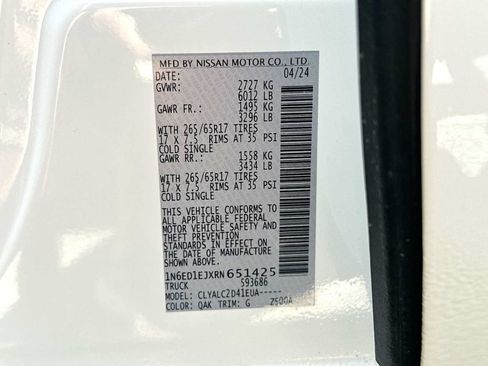 Used 2024 Nissan Frontier SV w/ SV Convenience Package RWD image 22