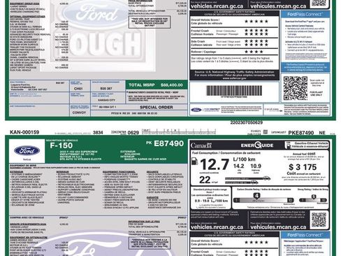 Used 2023 Ford F150 Lariat w/ Equipment Group 502A High AWD/4WD image 33