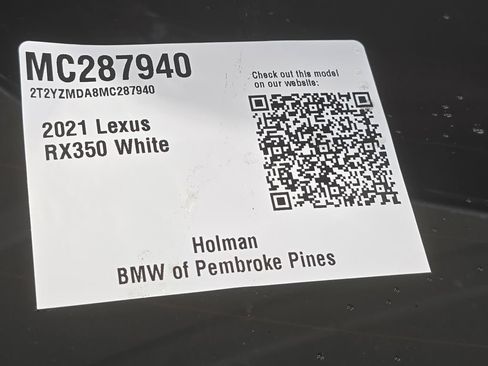 Used 2021 Lexus RX 350 F Sport AWD/4WD image 29