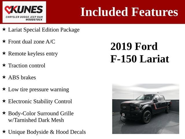 Used 2019 Ford F150 Lariat w/ Equipment Group 502A Luxury AWD/4WD image 3