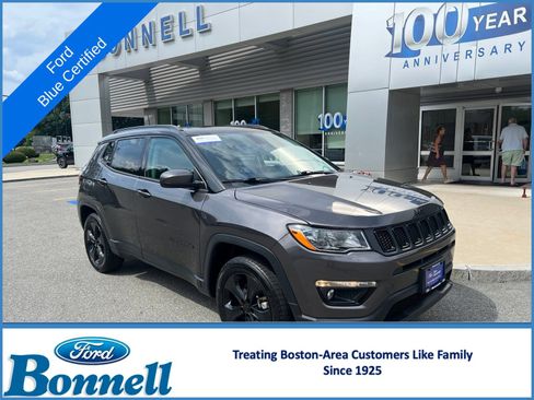 Used 2021 Jeep Compass Latitude w/ Sun and Sound Group AWD/4WD image 1