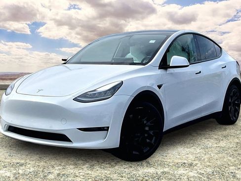 Used 2021 Tesla Model Y Long Range AWD/4WD image 3