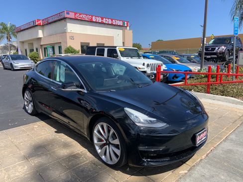 Used 2019 Tesla Model 3 Long Range AWD/4WD image 1