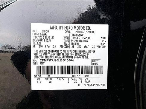 Certified 2020 Ford Edge SEL FWD image 32