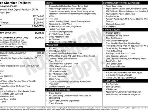 Used 2022 Jeep Cherokee Trailhawk w/ Comfort/Convenience Group image 5