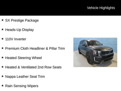 Used 2020 Kia Telluride SX w/ SX Prestige Package AWD/4WD image 38