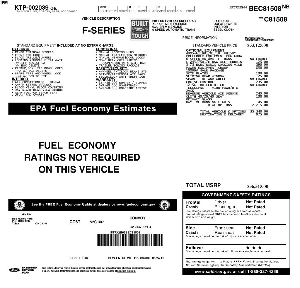 Used 2011 Ford F250 XL AWD/4WD image 18