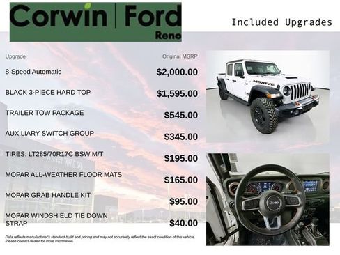 Used 2021 Jeep Gladiator Mojave w/ Trailer Tow Package image 3