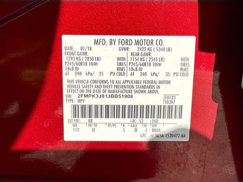 Used 2018 Ford Edge SEL w/ Equipment Group 201A image 41