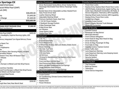 Used 2026 Kia Sportage EX w/ EX Panorama Roof Package image 31