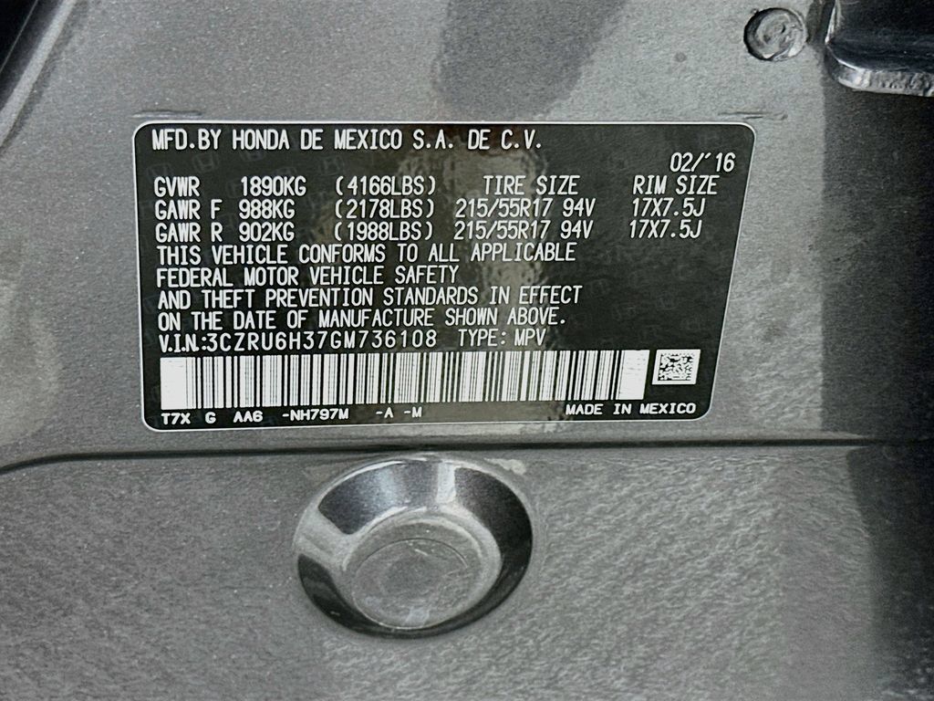 Used 2016 Honda HR-V LX image 29