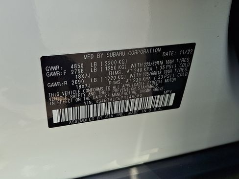 Certified 2023 Subaru Outback Onyx Edition AWD/4WD image 27