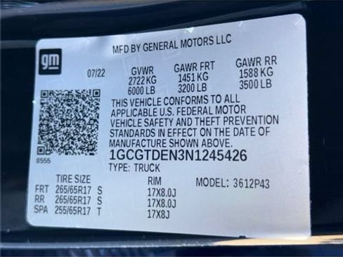 Used 2022 Chevrolet Colorado Z71 w/ Z71 Midnight Edition AWD/4WD image 26