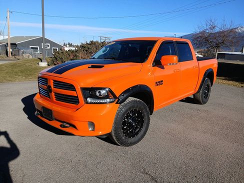 Used 2017 RAM 1500 Sport w/ Ignition Orange Sport Package image 1