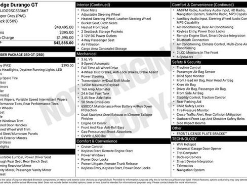 Used 2025 Dodge Durango GT image 10