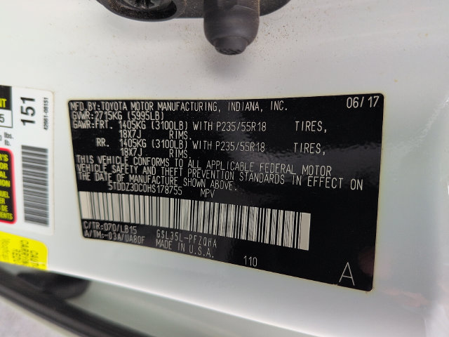 Used 2017 Toyota Sienna Limited AWD/4WD image 16