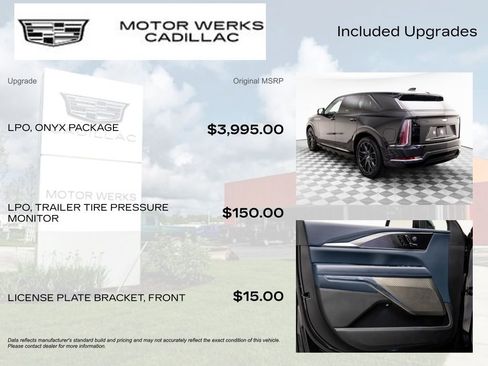New 2025 Cadillac Escalade IQ Sport 2 w/ LPO, ONYX Package AWD/4WD image 8
