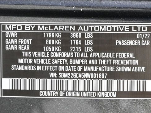 Used 2022 McLaren GT image 24