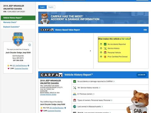 Used 2018 Jeep Wrangler Unlimited Sahara image 12