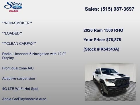 Used 2026 RAM 1500 RHO image 15