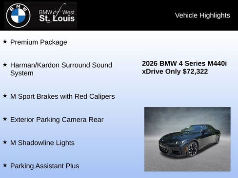 Used 2026 BMW 440i xDrive Convertible AWD/4WD image 16