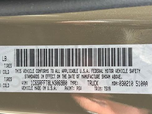 Certified 2020 RAM 1500 Big Horn w/ Built-to-serve Edition image 32