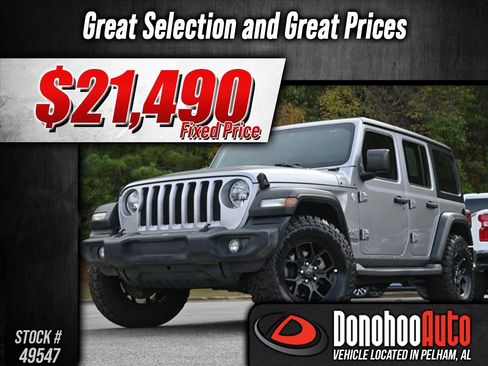 Used 2019 Jeep Wrangler Unlimited Sport image 1