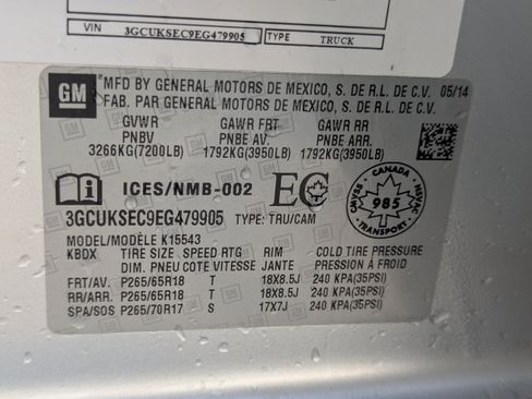 Certified 2014 Chevrolet Silverado 1500 LTZ AWD/4WD image 50
