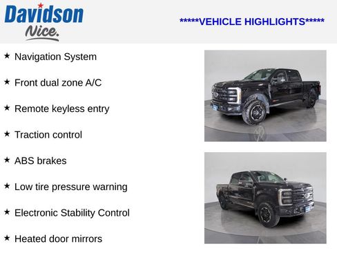 Used 2025 Ford F250 Platinum w/ Tremor Off-Road Package AWD/4WD image 4