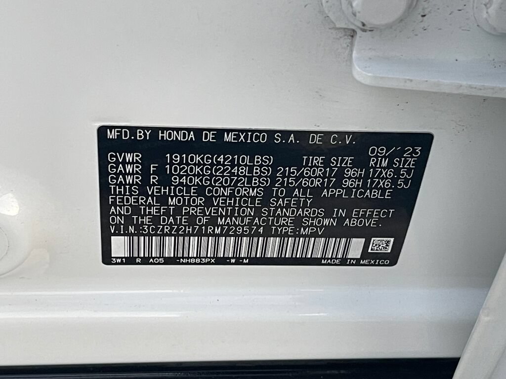 Certified 2024 Honda HR-V EX-L image 40