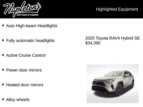 Used 2025 Toyota RAV4 SE image 6