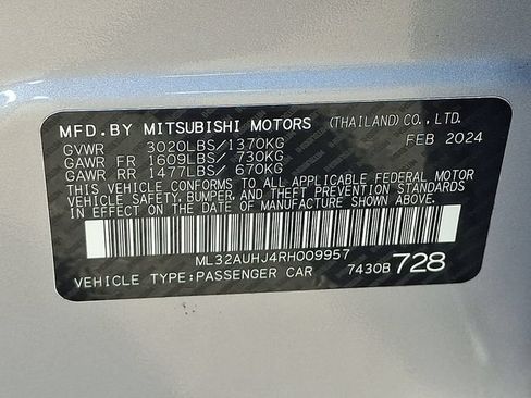 Used 2024 Mitsubishi Mirage ES FWD image 27