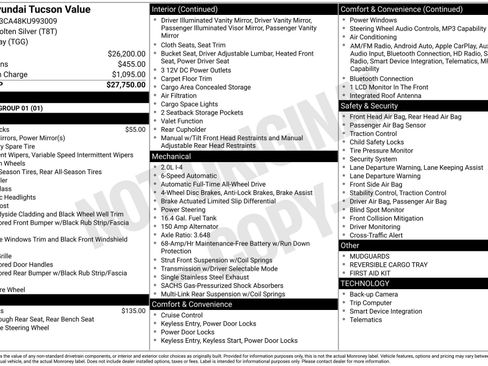 Used 2019 Hyundai Tucson Value AWD/4WD image 3