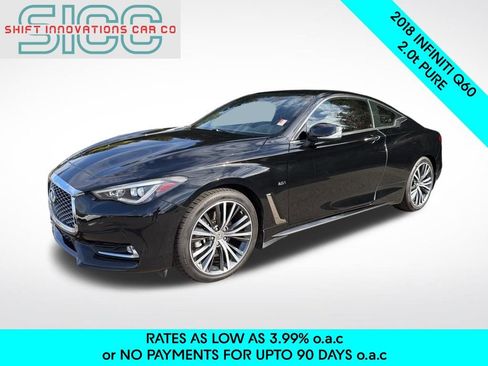 Used 2018 INFINITI Q60 2.0t w/ Moonroof Package RWD image 1