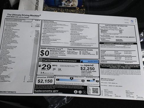 Used 2026 BMW 330i xDrive Sedan w/ Convenience Package image 37