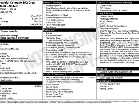 Certified 2018 Chevrolet Colorado ZR2 image 5