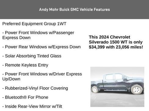 Used 2024 Chevrolet Silverado 1500 W/T w/ WT Value Package image 8