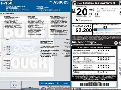 Used 2023 Ford F150 XL w/ STX Appearance Package image 4