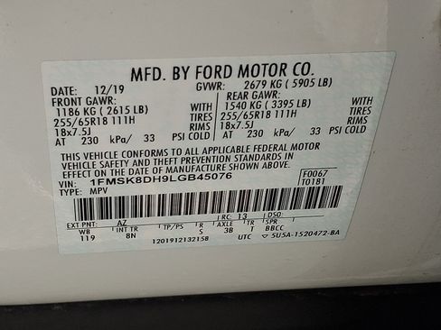Used 2020 Ford Explorer XLT w/ Class III Trailer Tow Package AWD/4WD image 26
