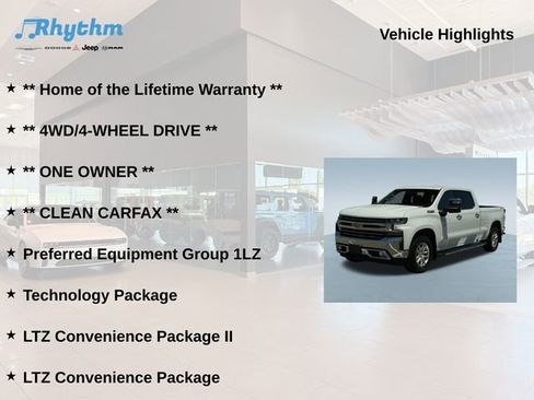 Used 2021 Chevrolet Silverado 1500 LTZ w/ Technology Package AWD/4WD image 5
