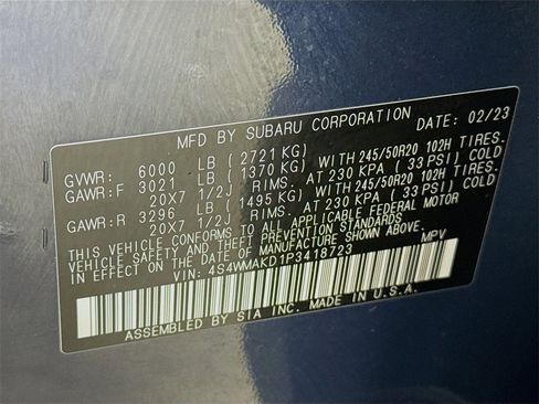 Used 2023 Subaru Ascent Onyx Edition Limited w/ Popular Package - Onyx image 35