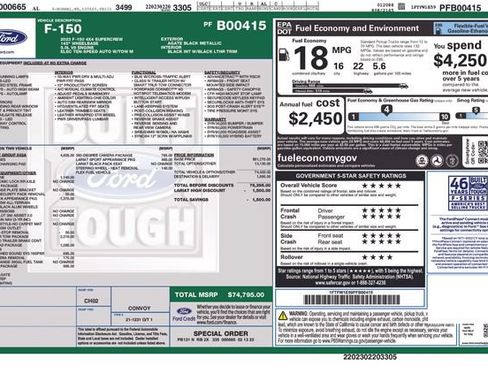Certified 2023 Ford F150 Lariat w/ Equipment Group 502A High AWD/4WD image 27