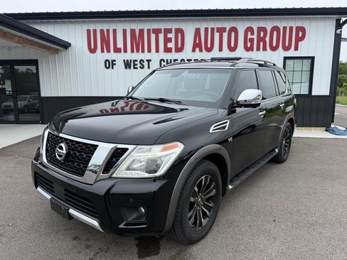 Used 2017 Nissan Armada Platinum w/ Interior Lighting Package AWD/4WD image 1
