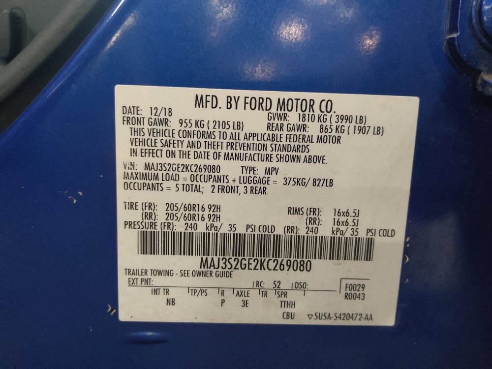 Used 2019 Ford EcoSport SE FWD image 33