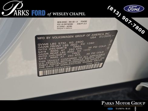 Used 2025 Volkswagen Atlas SE image 33